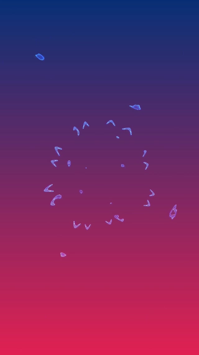 ნეონის ტუნელი იისფერი ლურჯი კალეიდოსკოპი VJ Loop 9:16 Reels 60fps ეკრანის დამცველი