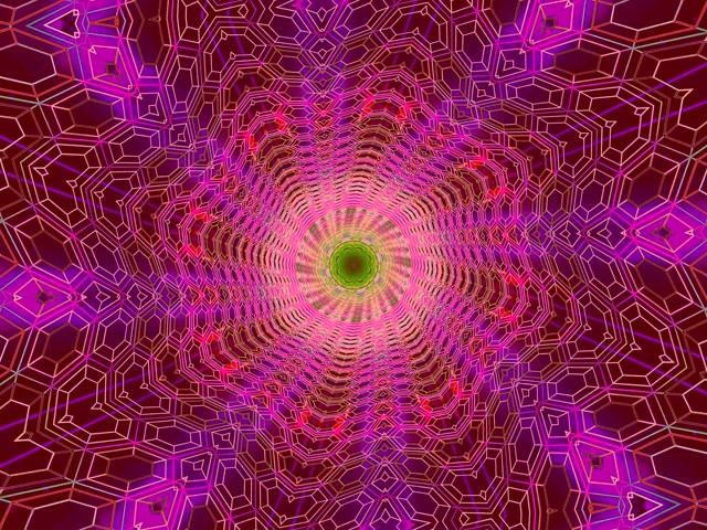 네온 터널 만화경 소용돌이 VJ Loop 4:3 Classic 60fps 화면보호기