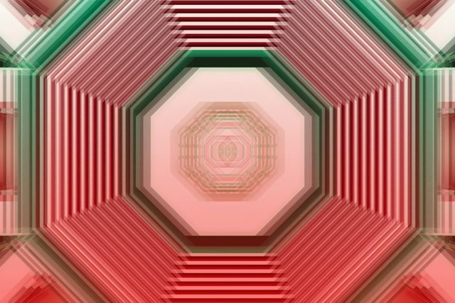 Octagonal Neon Tunnel 3:2 Surface 60fps Screensaver VJ Loop Motion Background