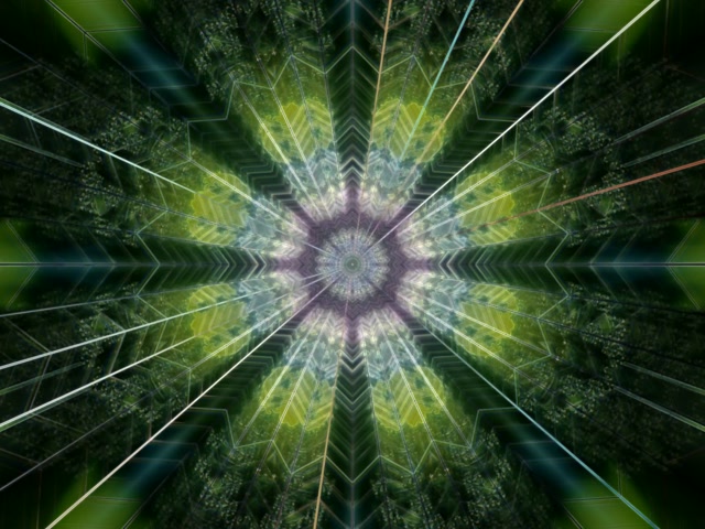 Neon Tunnel Radiant Kaleidoscope Burst VJ Loop 4:3 Classic 60fps Screensaver