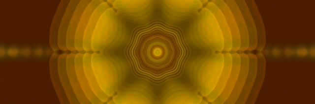 Golden Hexagon Neon Tunnel 3:1 Screensaver VJ Loop 60fps