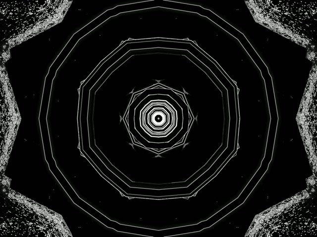 네온 터널 데카곤 소용돌이 스크린세이버 4:3 클래식 60fps VJ Loop