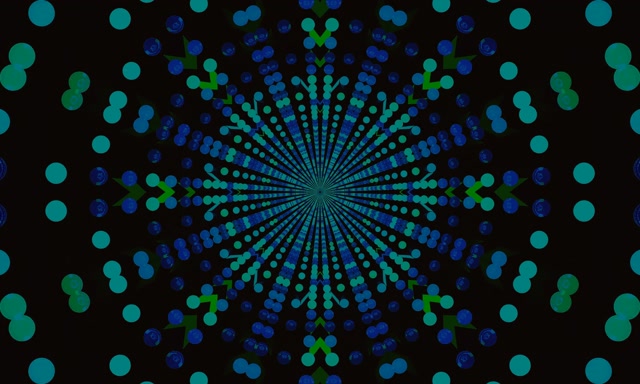 Neon Tunelio Kaleidoskopo Taškų Sprogimas 5:3 Wide 60fps Ekrano Užsklanda Vj Loop