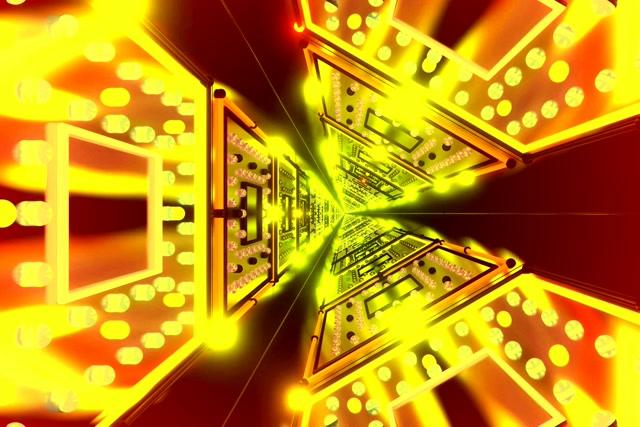 Neon Tunelis PCB Grandinės Švytėjimas VJLoops 3:2 Surface 60fps Ekrano Užsklanda