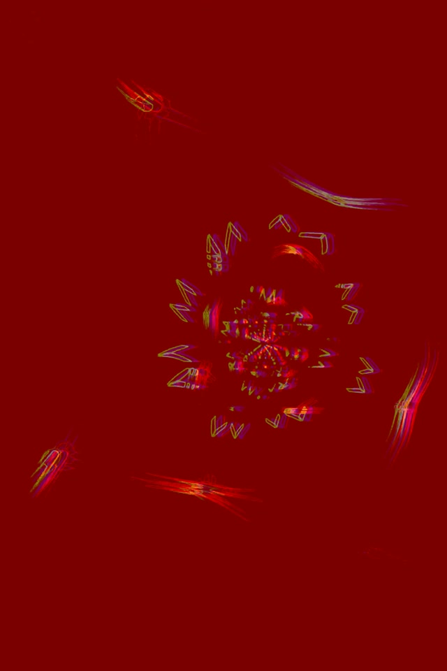 Neono Tunelio Fraktalinis Kaleidoskopo Sprogimas VJ Loop 2:3 Photo Portrait 60fps Ekrano Užsklanda