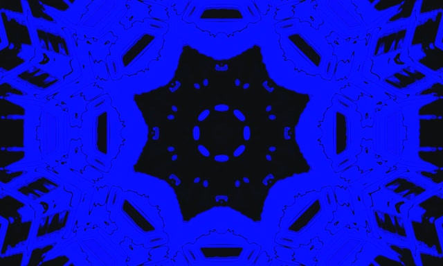 Mėlynas juodas neon tunelis kaleidoskopas ekrano užsklanda 5:3 platus 60fps VJ loop