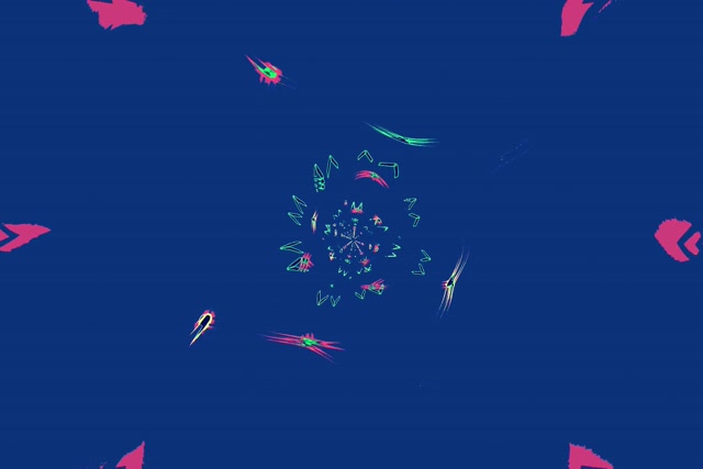 Neon Tunelio Rožinis Žalias Formos 3:2 Surface 60fps Ekrano Užsklanda VJ Loop