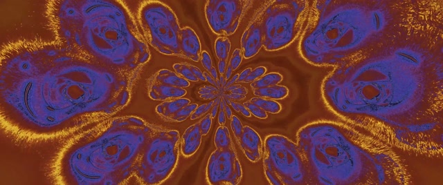 Neoninis Tunelis Fraktalinis Kaleidoskopas Protrūkis 2.39:1 Cinemascope 60fps Ekrano užsklanda VJ Loop