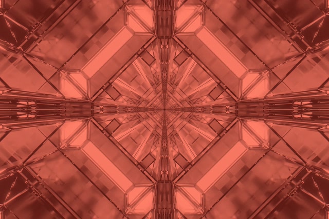 Neon tunelis raudonas kaleidoskopo žvaigždės sprogimas VJ ciklas 3:2 Surface 60fps ekrano užsklanda