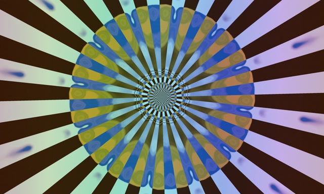 VJ loop Neon Tunelis Kaleidoskopas Sprogimas 5:3 platus 60fps Ekrano Užsklanda