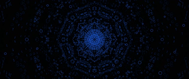 Magenta Fractal Hexagon Neon Tunnel VJ Loop 2.39:1 Cinemascope 60fps Screensaver