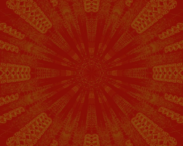 Neon Tunnel Orange Green Tribal Burst VJ Loop 5:4 Pramoninis 60fps Ekrano užraktis