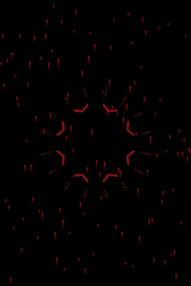 Raudonas Neon Tunelis Ekrano užsklanda 60fps 2:3 Photo Portrait VJ Loop