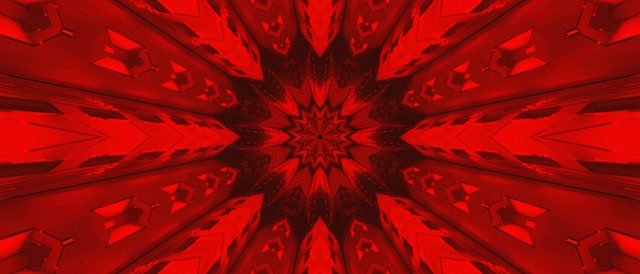 Raudonas Neon Tunelis Kaleidoskopas Ekrano Užsklanda 21:9 Ultrawide 60fps VJ Loop