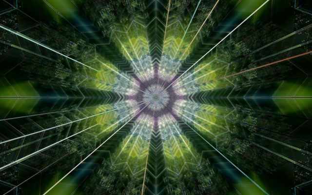 VJ Loop Neon Tunnel Radiant Kaleidoscope Burst 16:10 MacBook 60fps Screensaver