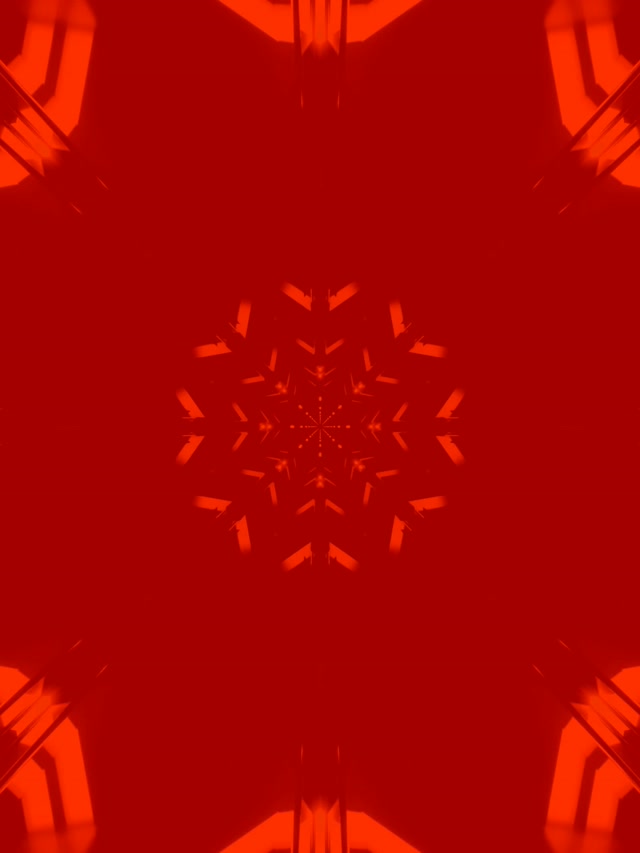 Raudono Neon Tunelio Snaigės Ekrano Užsklanda 3:4 iPad Portretas 60fps VJ Loop