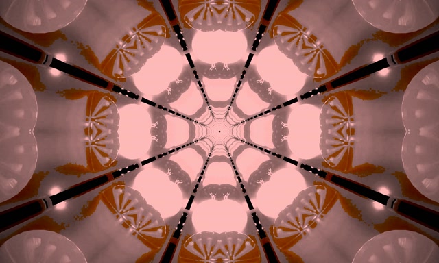 Neon Tunelis Raudonas Kaleidoskopas Voro Tinklas 60fps 5:3 Wide Ekrano užsklanda VJ Loop