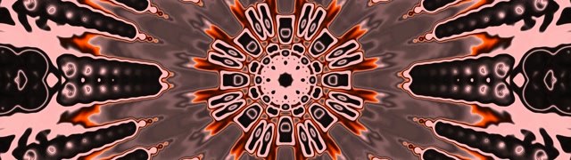 Neona Tunelis Ziedu Mandala Sprādziens 32:9 Ultrawide 60fps Ekrānsaudzētājs Vj Cilpa