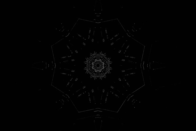 Neona Tunelis Septiņstūra Kaleidoskops VJLoops 3:2 Surface 60fps Ekrānsaudzētājs