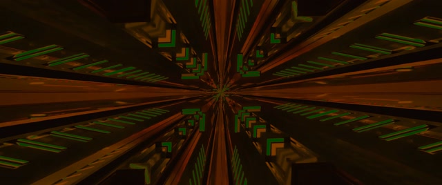 Neon Tunnel Fraktāls Kaleidoskops Sprādziens VJ Loop 2.39:1 Kinoformāts 60fps Ekrānsaudzētājs