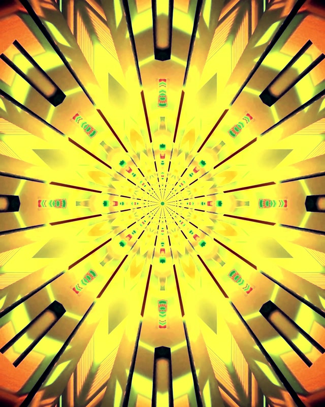 Neona Tunelis Kaleidoskopa Sprādziens VJLoops 4:5 Instagram 60fps Ekrānsaudzētājs