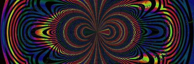 Neona Tunelis Spirāles Kaleidoskops VJLoops 3:1 Trīskāršs Plats 60fps Ekrānsaudzētājs