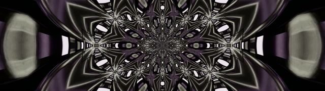 Fraktāls Kaleidoskops Neona Tunelis 32:9 Super Ultrawide 60fps Ekrānsaudzētājs Vj Loop