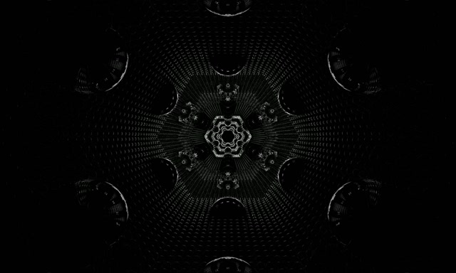 Neona Tuneļa Tumšais Fraktāļa Kaleidoskops 5:3 plats 60fps Ekrānsaudzētājs Vj Loop