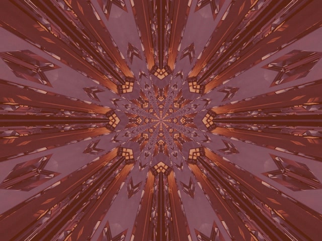 Radiant Kaleidoscope Neon Tunnel 4:3 Classic 60fps VJ Loop Screensaver