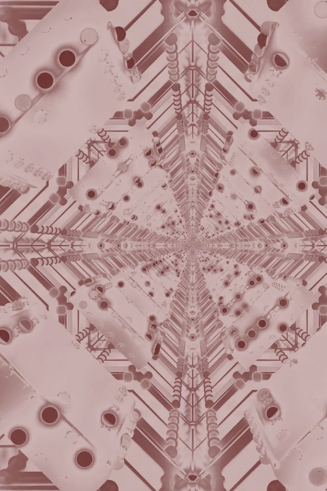 Neona Tuneļa Rožu Kaleidoskops VJ Loop 2:3 Foto Portrets 60fps Ekrānsaudzētājs