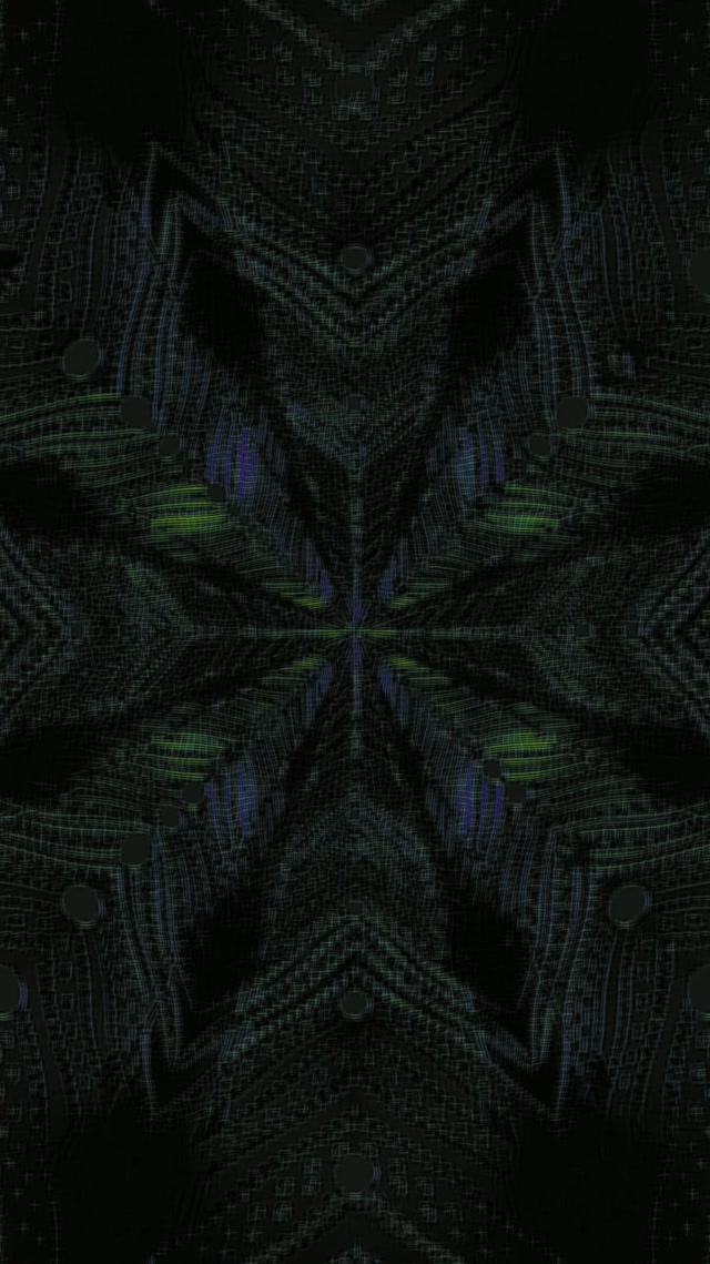 Neon Tunnel Kaleidoscope Vortex | 9:16 Reels 60fps Screensaver Loop