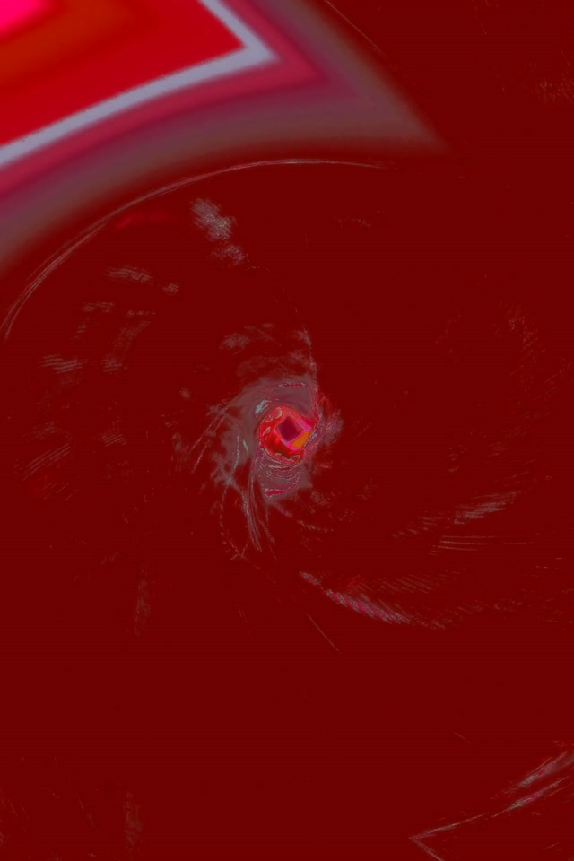 Pulsating Red Neon Tunnel Vortex 9:16 Portrait 60fps Screensaver Loop