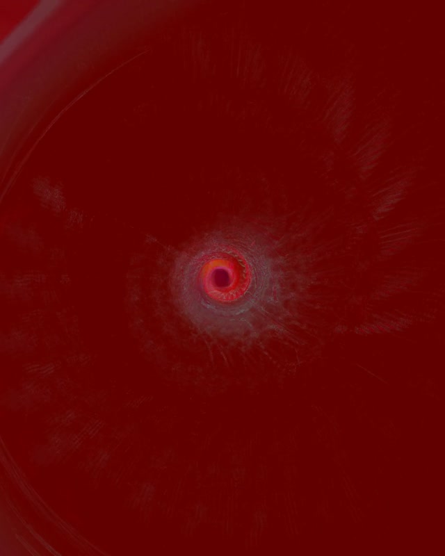 Pulsating Red Neon Tunnel Vortex | 4:5 Instagram 60fps Screensaver Loop