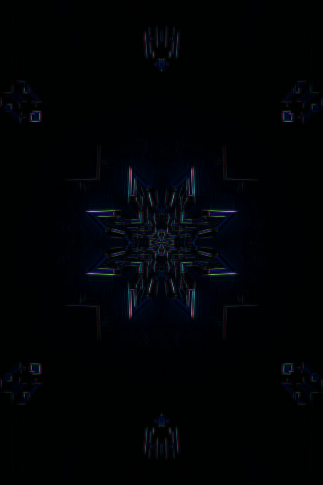 Neon Tunnel Kaleidoscope Burst | VJ Loop 9:16 60fps Screensaver