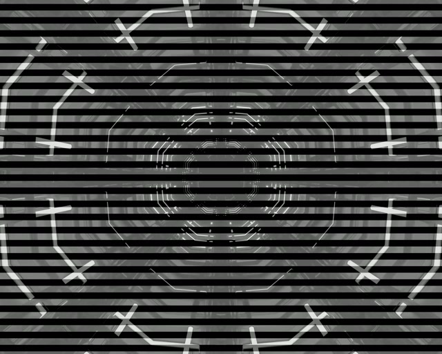 Неон Тунел Октагон Мрежа VJ Loop 5:4 Industrial 60fps Screensaver