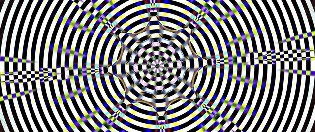 Neon Tunnel Checkered Vortex Loop 2.39:1 Cinemascope 60fps Screensaver VJ