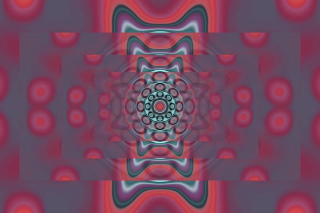 Pulsating Neon Tunnel Kaleidoscope VJ Loop 60fps 3:2 Screensaver