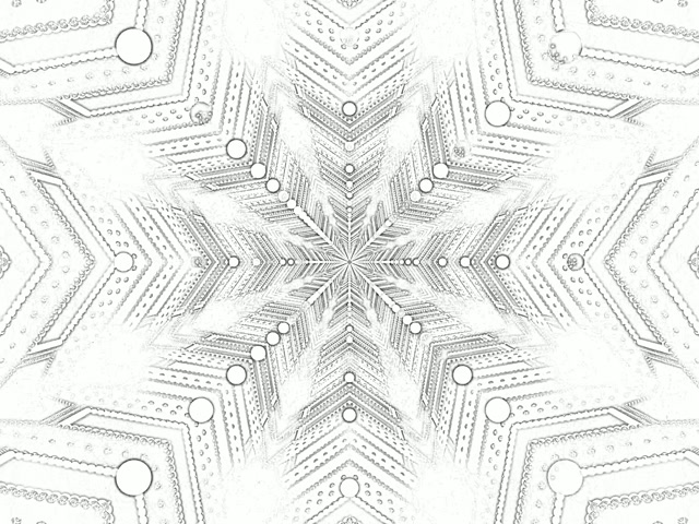 Снегулка Неон Тунел Screensaver 4:3 Classic 60fps VJ Loop