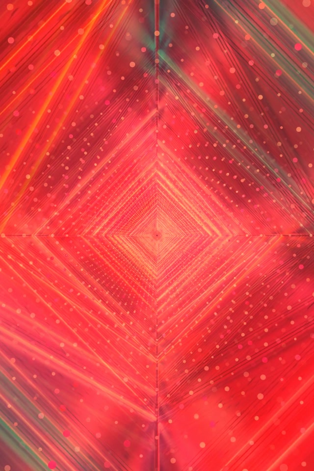 Neon Tunnel Pulsating Diamond Vortex 2:3 Portrait 60fps VJ Loop Screensaver