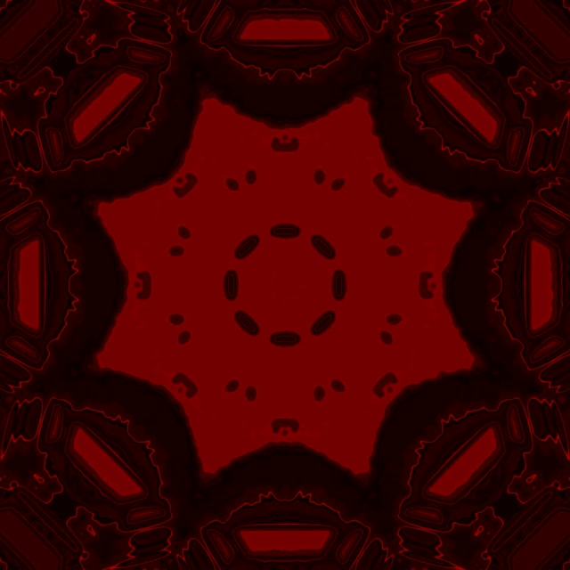 Неон Тунел Црвена Латка Мандала 1:1 Square 60fps Screensaver VJ Loop