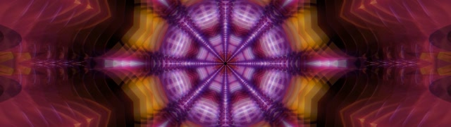 Radial Kaleidoscope Neon Tunnel 32:9 Ultrawide 60fps VJ Loop Screensaver