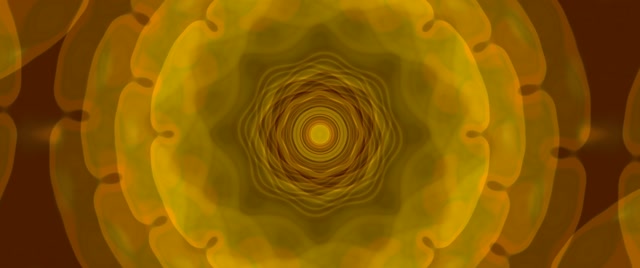 Golden Spiraling Vortex Neon Tunnel VJ Loop 2.39:1 Cinemascope 60fps Screensaver