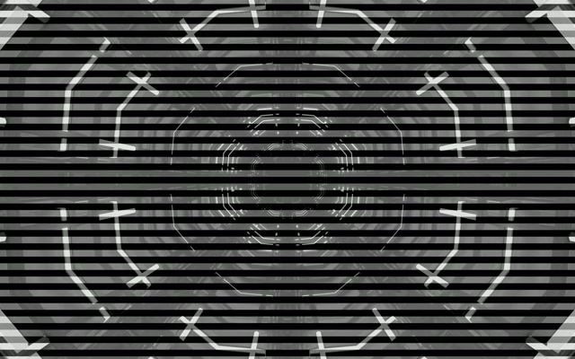 Неон Тунел Октагон Мрежа VJ Loop 60fps 16:10 MacBook Screensaver