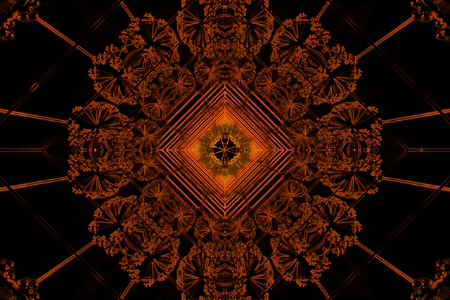 Неонски Тунел Фрактална Калејдоскоп 3:2 Surface 60fps Screensaver VJ Loop