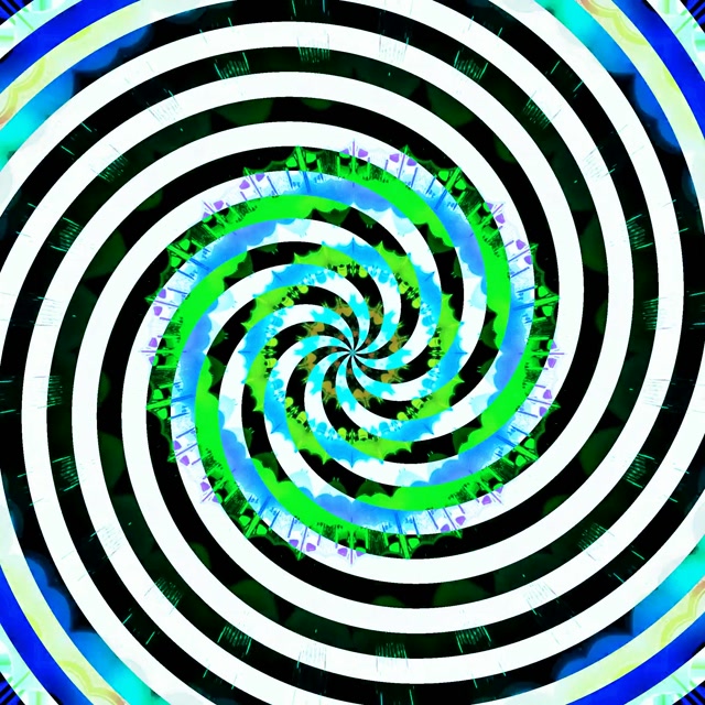 Neon Tunnel Spiral Vortex VJ Loop 1:1 Square 60fps Screensaver