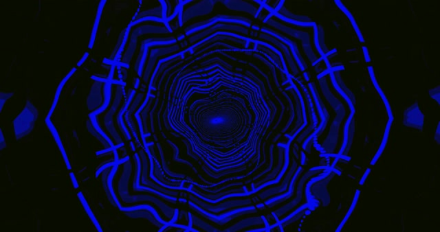 Screensaver Terowong Neon Windows 10 4K UHD 60fps VJLoops Latar Belakang Visual