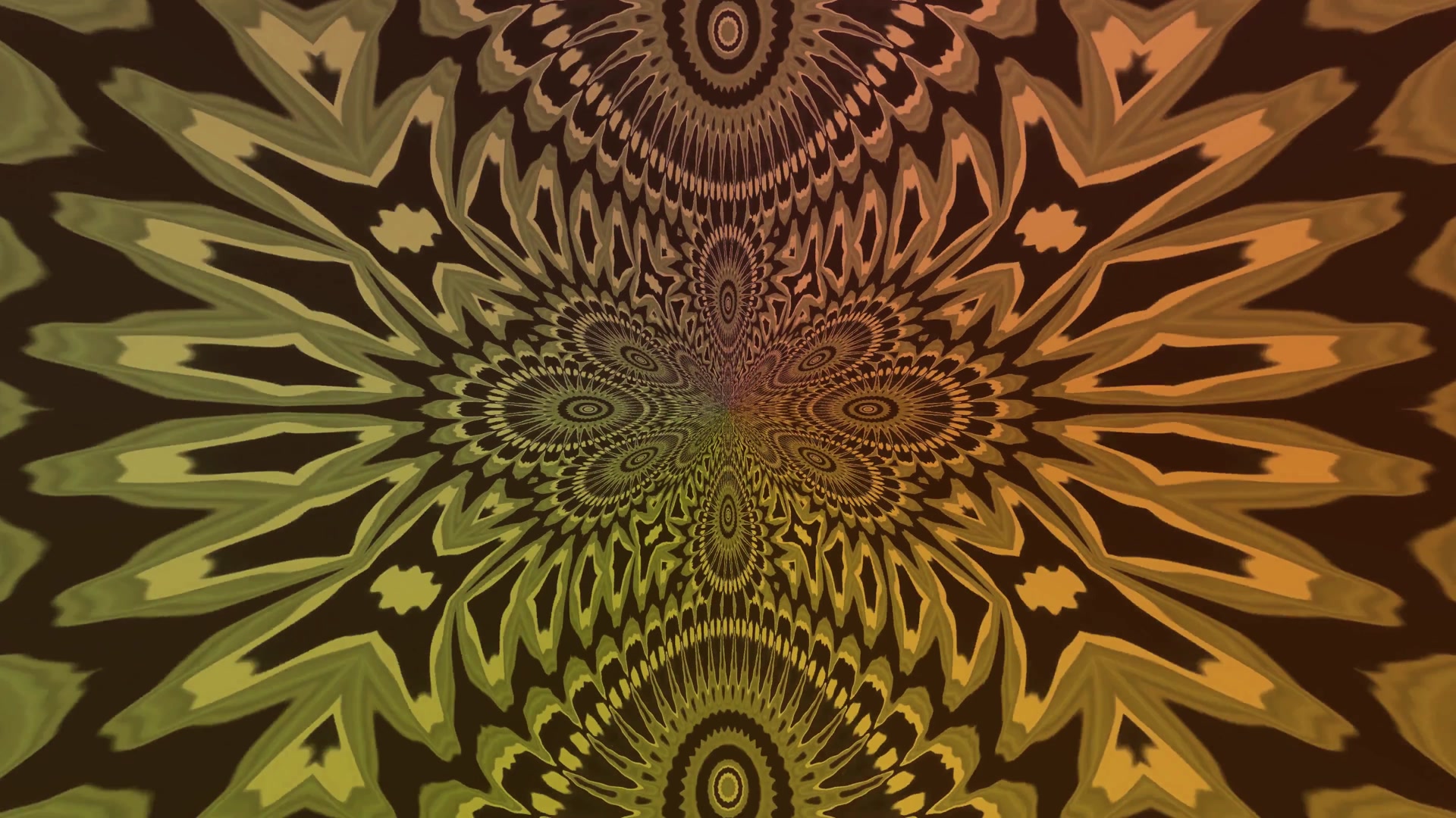 Neon Tunnel Mandala VJ Loop 4K UHD 60FPS Screensaver Windows PC