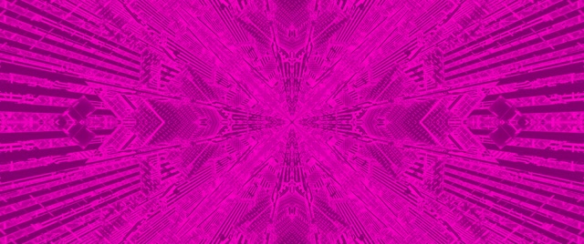 Magenta Kaleidoskop Pecahan Neon Terowong VJ Loop 2.39:1 Cinemascope 60fps Penyelamat Skrin