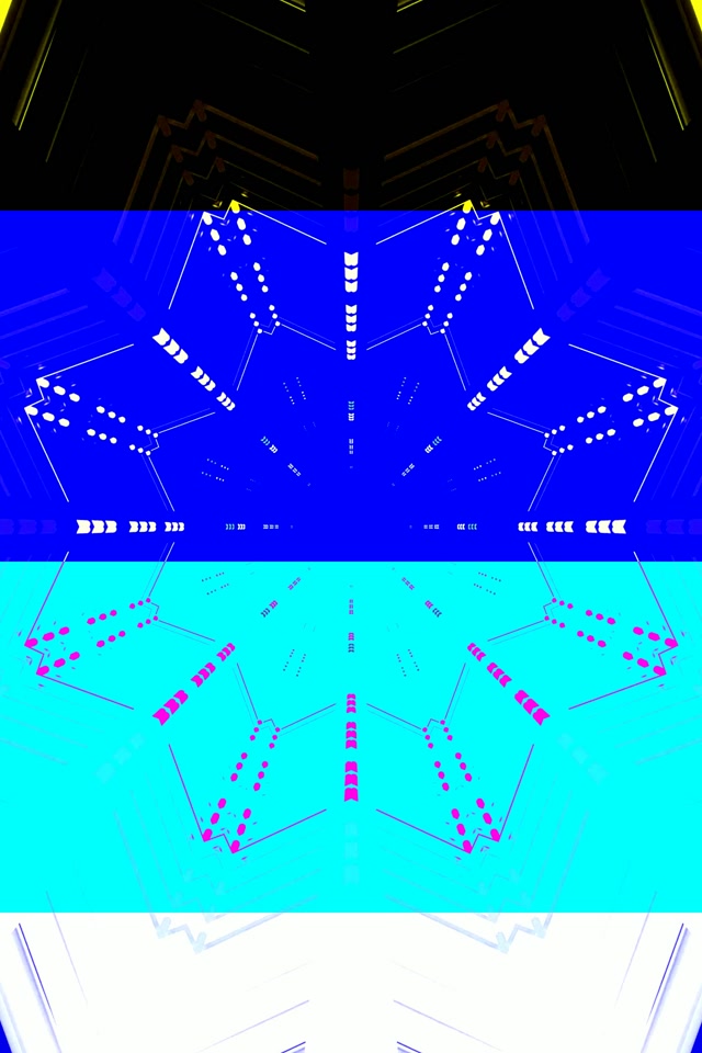 Terowong Neon Kaleidoskop Letupan Jalur VJ Loop 2:3 Photo Portrait 60fps Screensaver