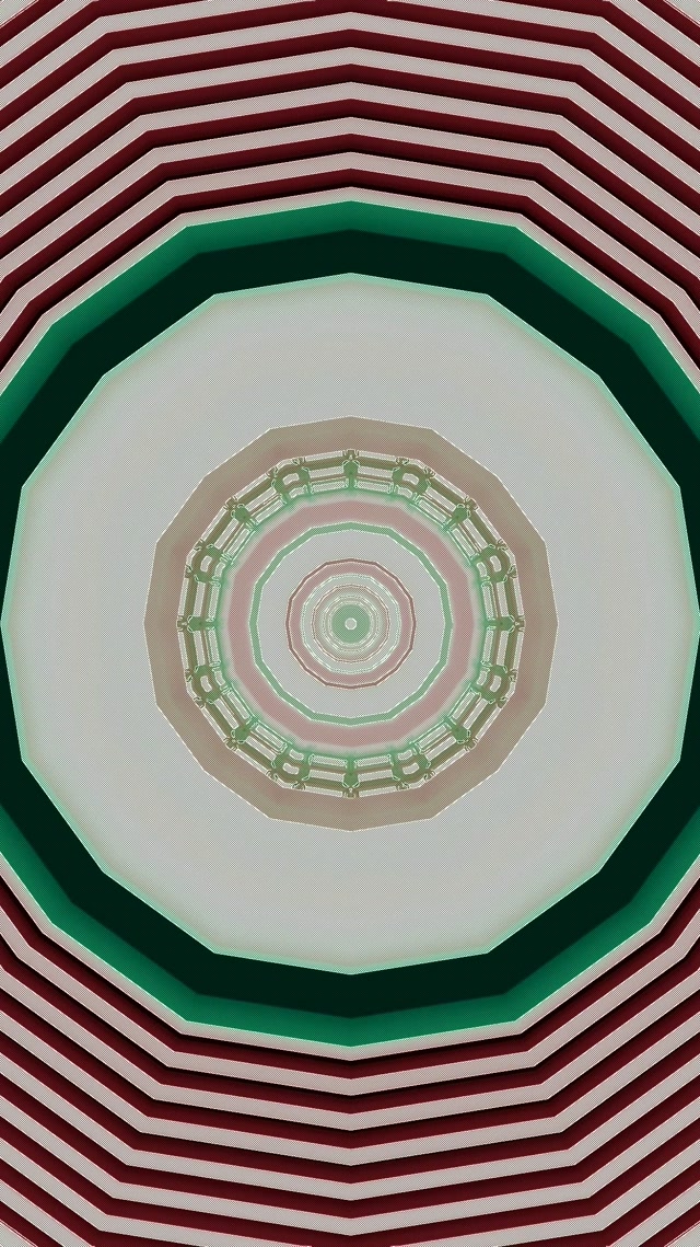 Neon Tunnel Spiral Oktagon VJLoops 9:16 Reels 60fps Screensaver